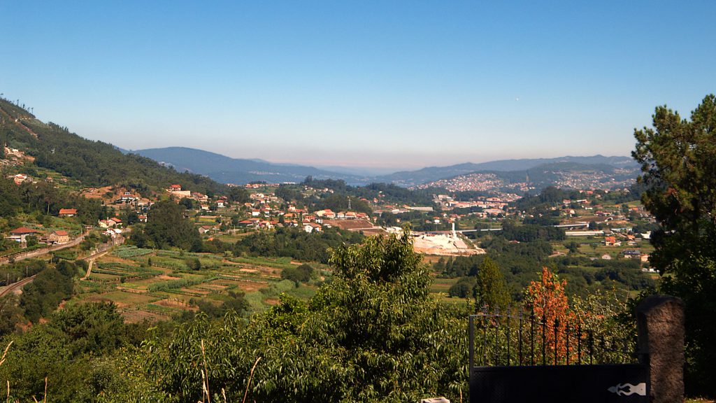 Camino de Santiago landscape near Redondela